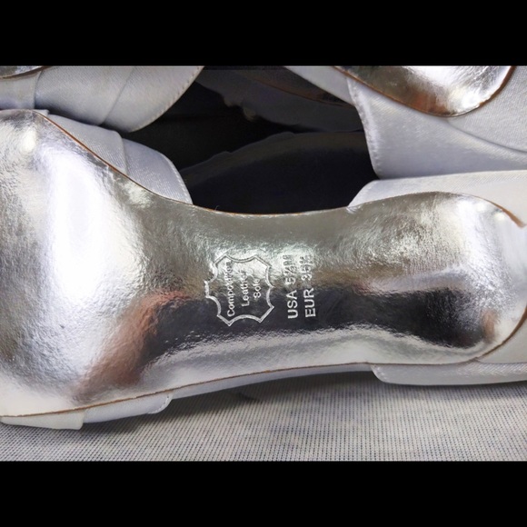 3x 👯‍♀️Host Pick⚡️ Nina NY Crystah Peep Toe Embellished Pump - Picture 10 of 15